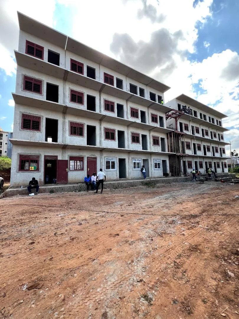 Multi-storey concrete building shown in supplied company construction photography