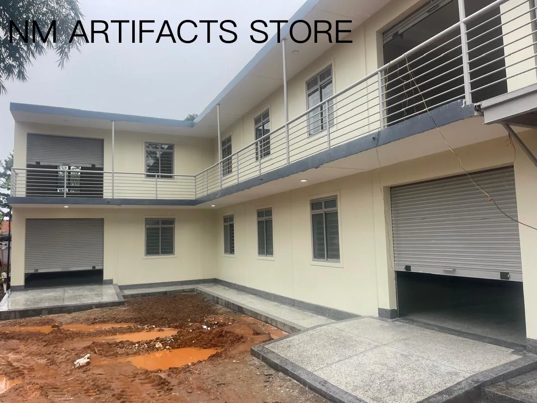 Courtyard of the artifacts-store building shown in company materials