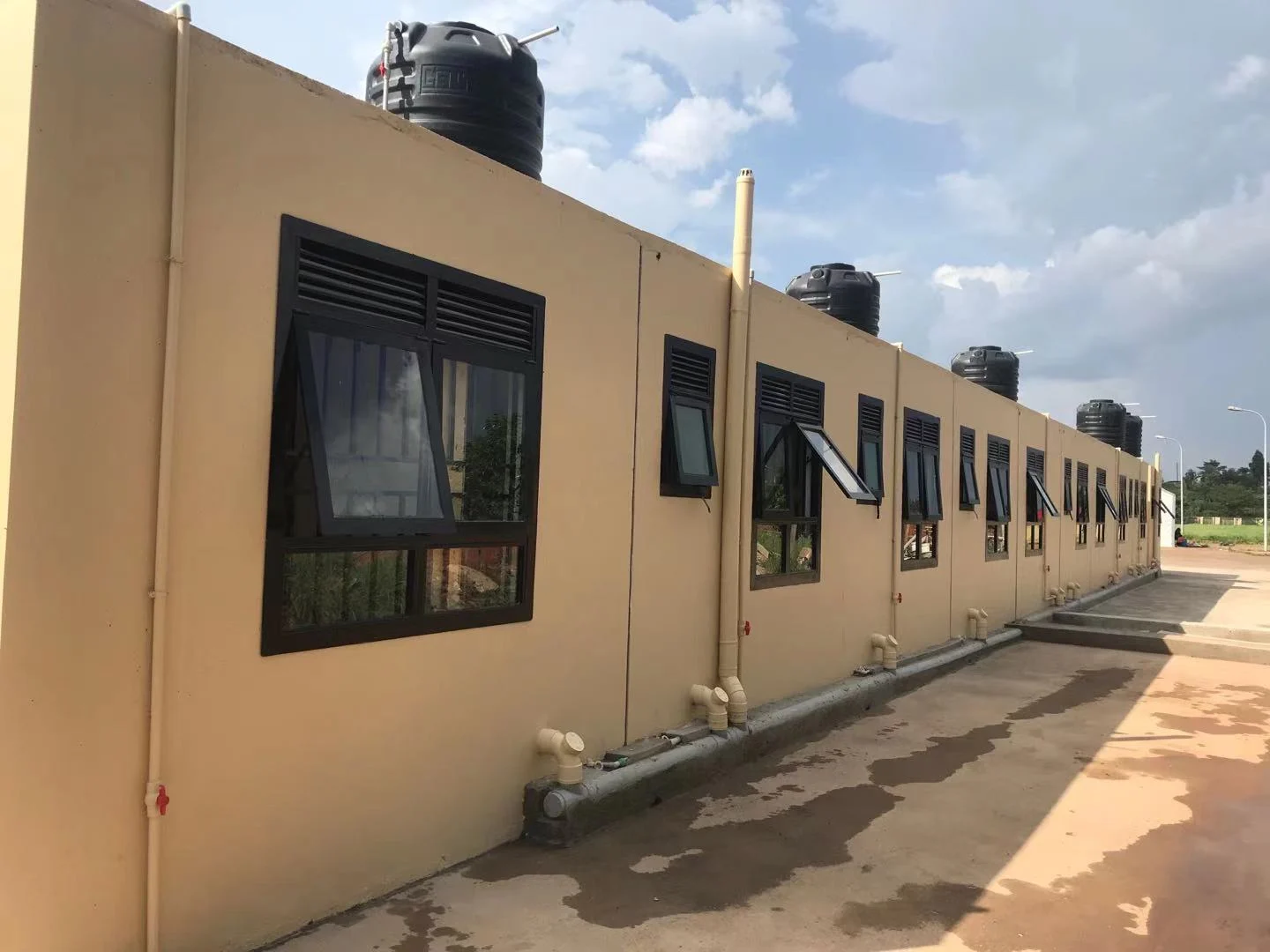 Medical personnel dormitory at Namboole Stadium