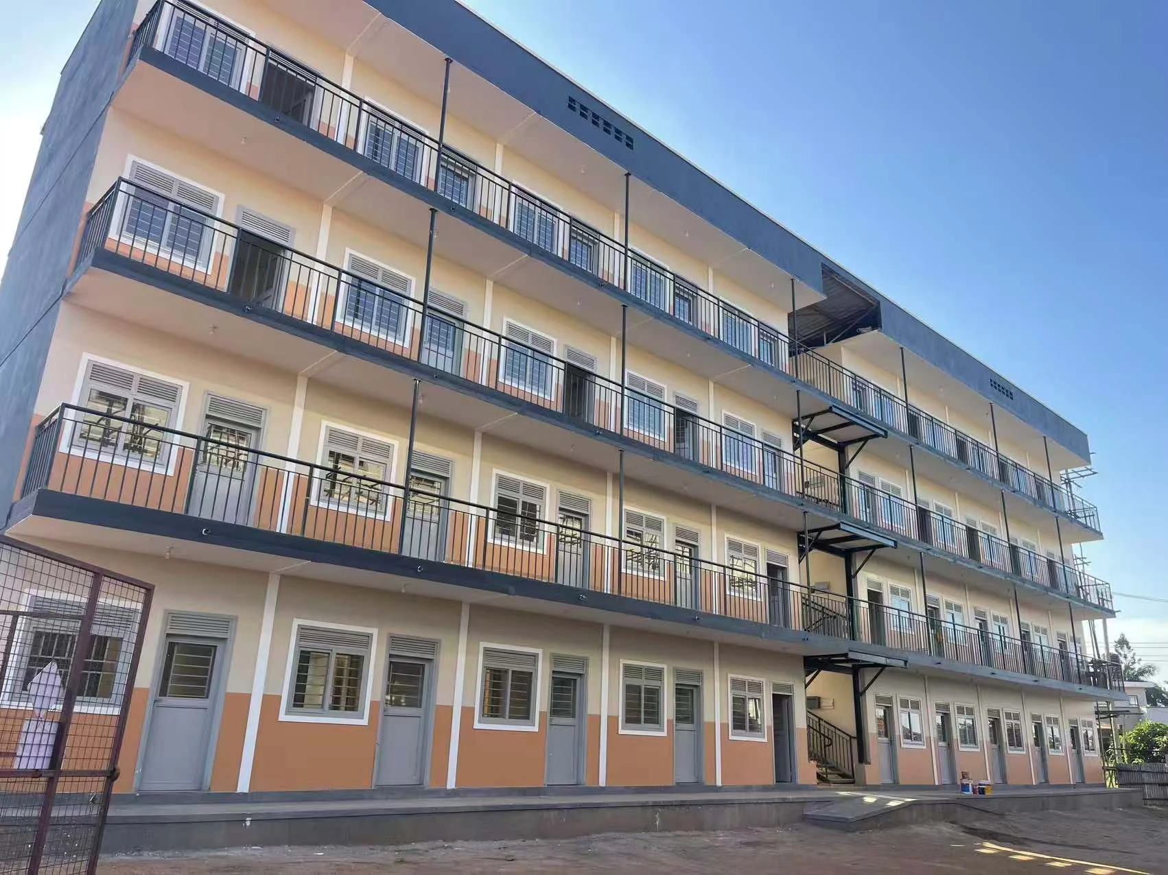 CPS Naguru staff houses photograph